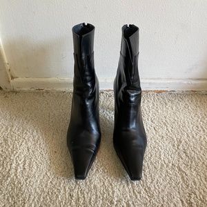 Stuart Weitzman Black Leather Boots